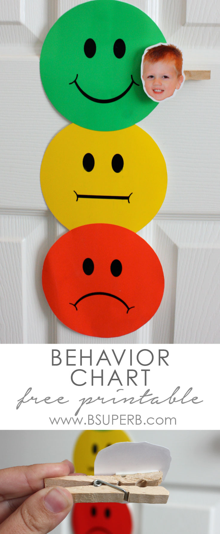 Toddler Behavior Chart with Free Printable and Instructions