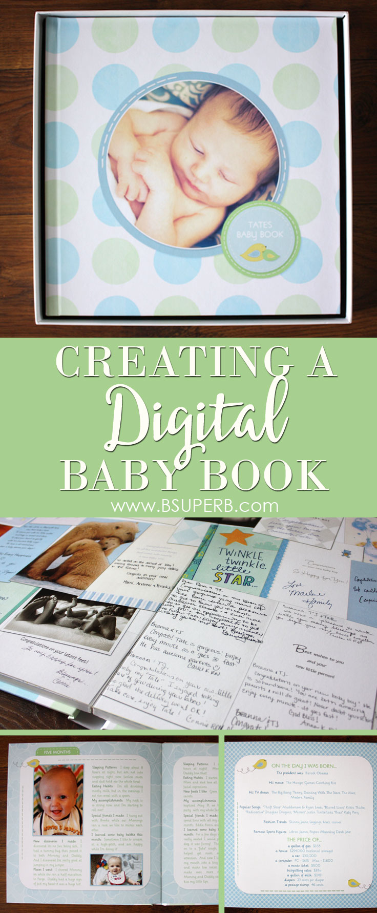 Create a Digital Baby Book - Tips & Ideas