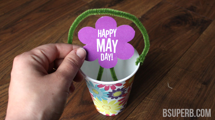 DIY May Day Basket - Free Printable