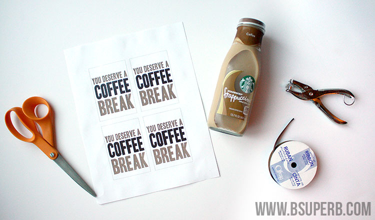 Coffee Gift Tag - Free Printable