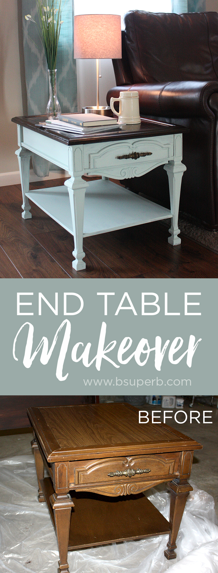 End Table Makeover with Chalk Paint — Aratari At Home