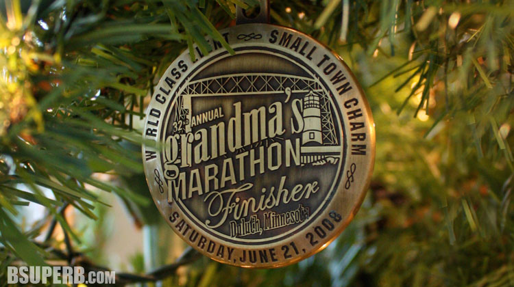 Turn Race Medals into Tree Ornaments
