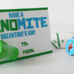 Dino-Mite Stamp Valentine + Free Printable