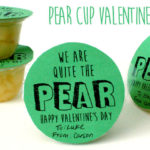 Pear Cup Valentine’s Idea + Free Printable