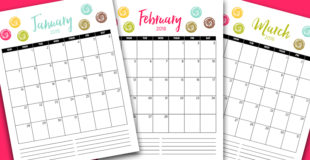 2018 Calendar - Free Printable