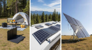 Portable vs. Flexible vs. Free Standing Solar Panels for Motorhomes