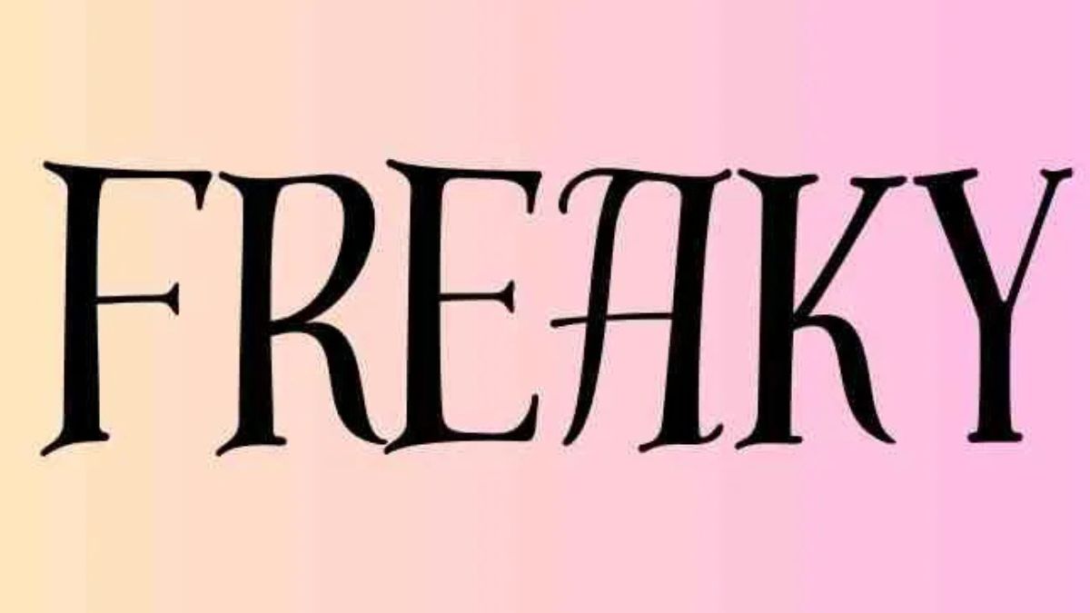 freaky font