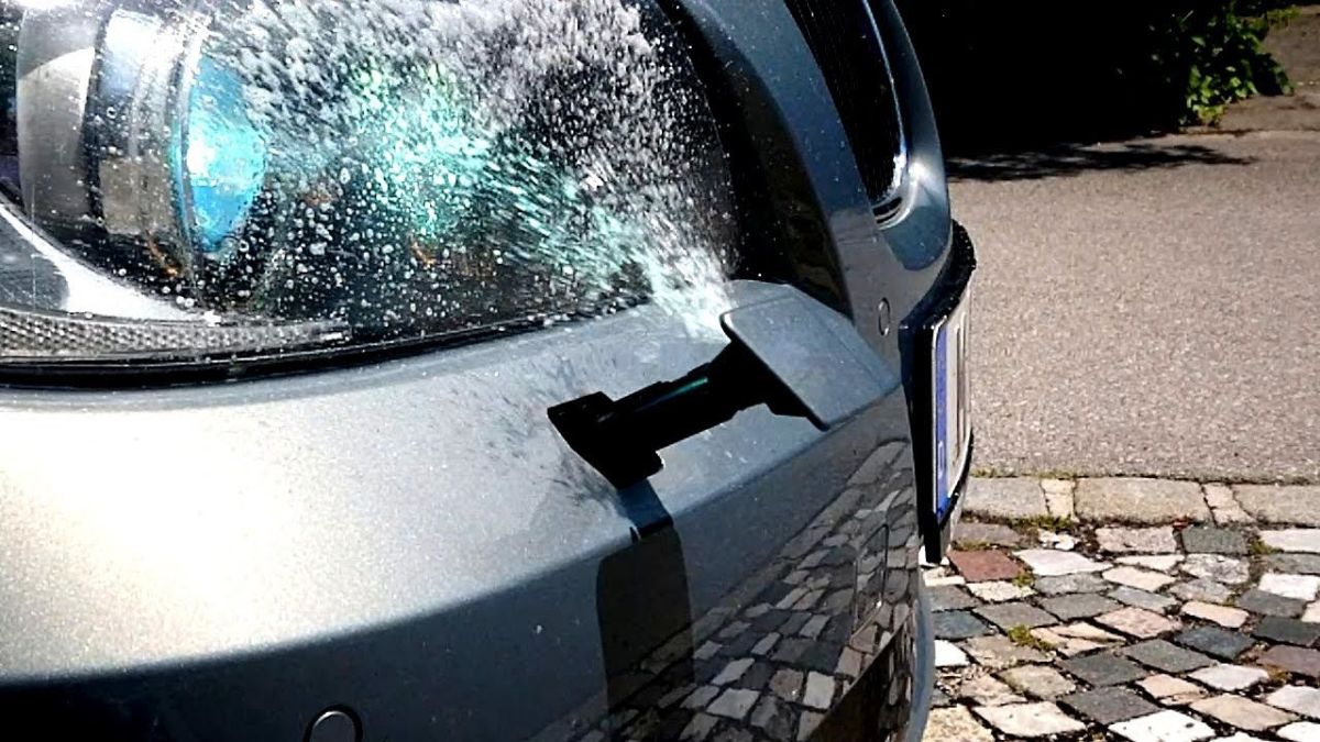 scheinwerfer reinigungsanlage